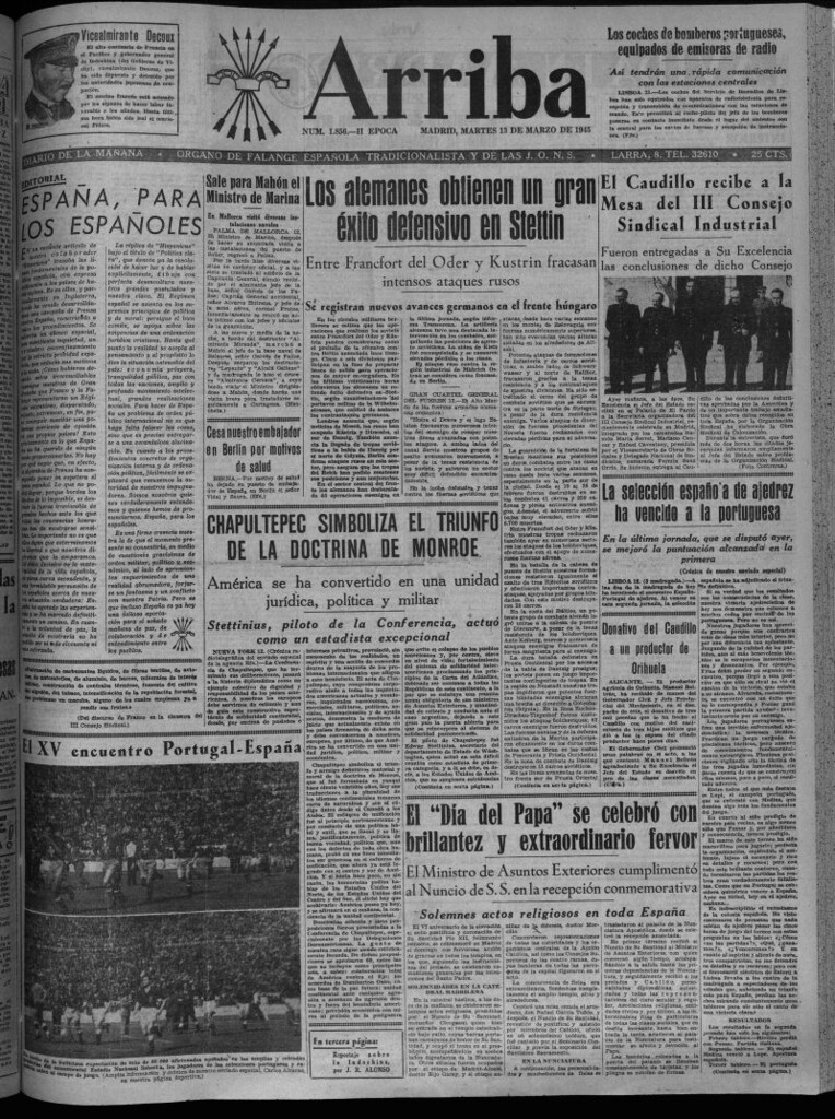 Miniatura de Arriba del 13 de marzo de 1945