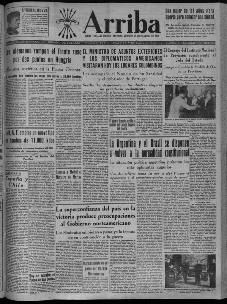 Miniatura de Arriba del 15 de marzo de 1945