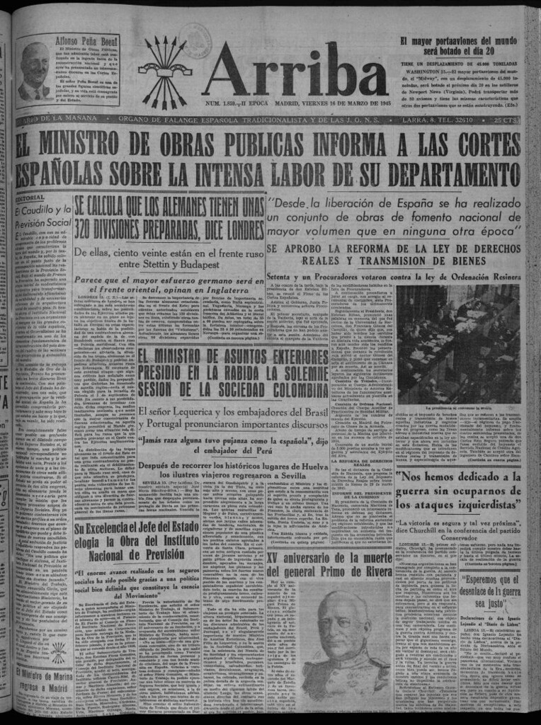 Miniatura de Arriba del 16 de marzo de 1945