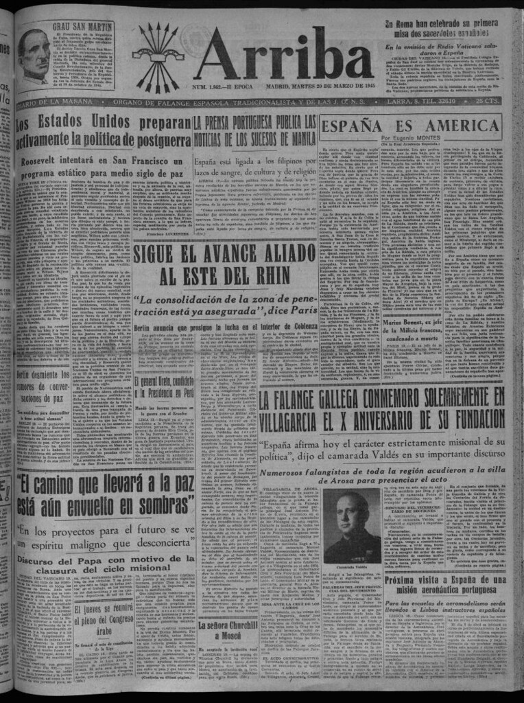 Miniatura de Arriba del 20 de marzo de 1945