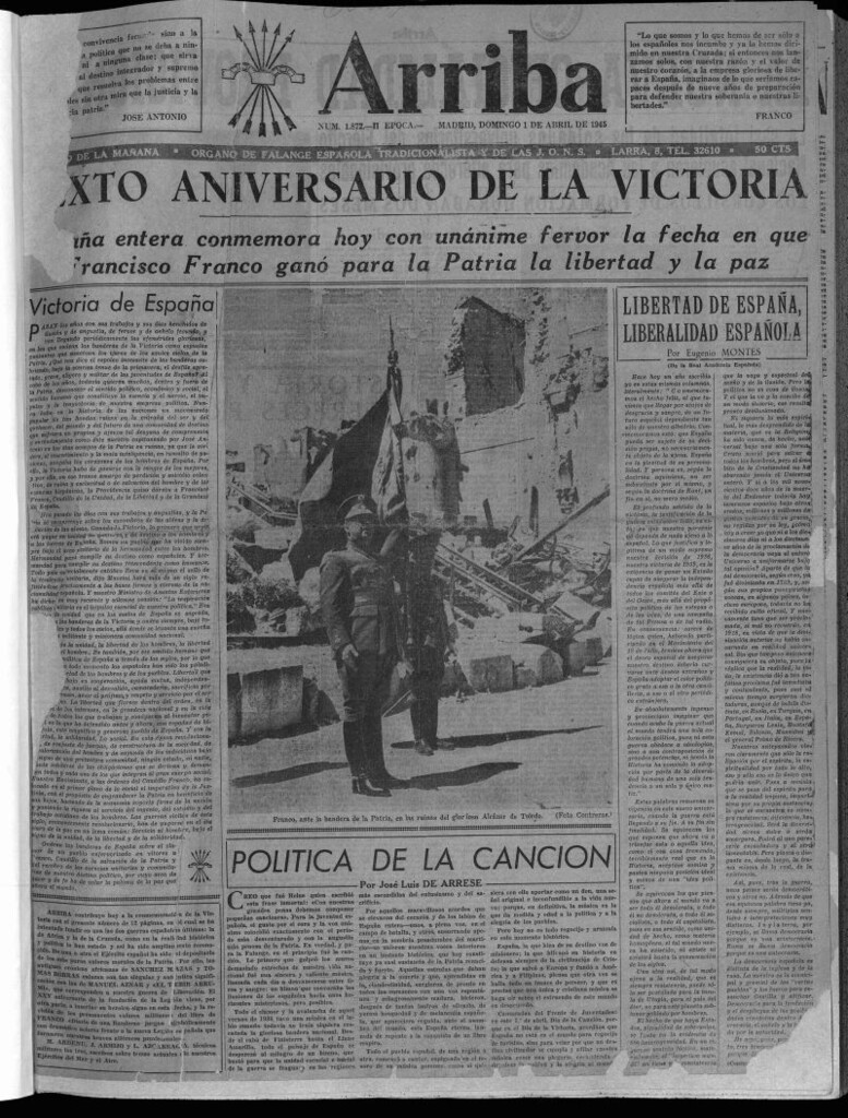 Miniatura de Arriba del 1 de abril de 1945