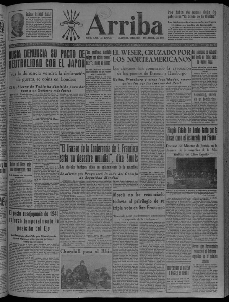Miniatura de Arriba del 6 de abril de 1945