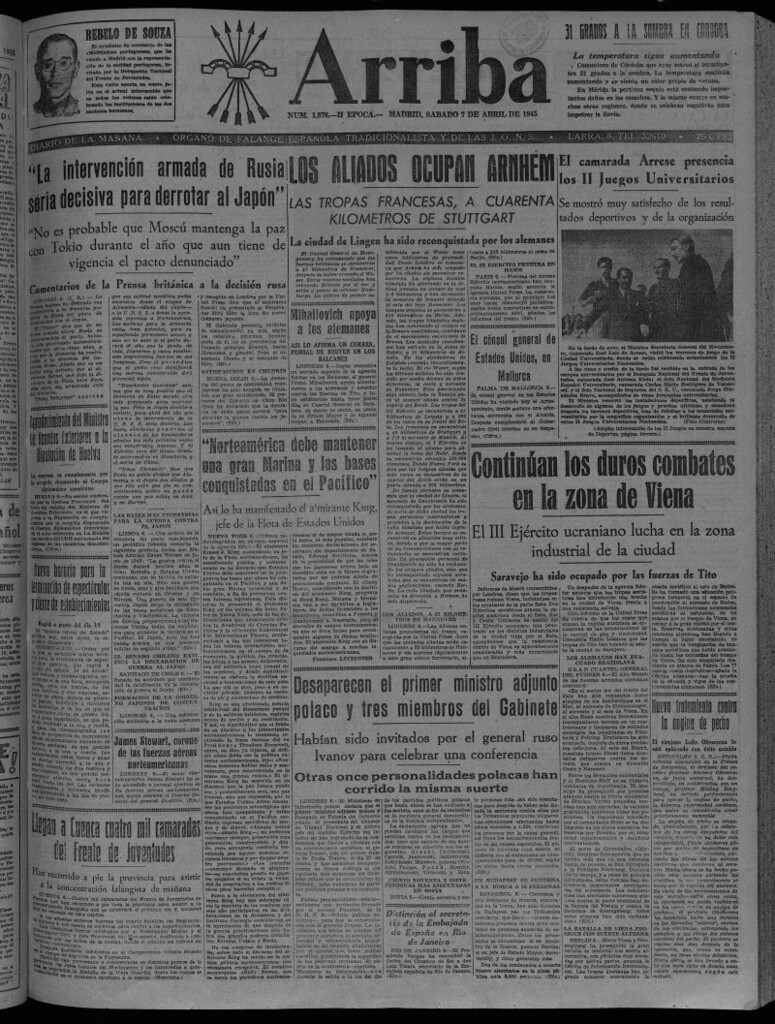 Miniatura de Arriba del 7 de abril de 1945