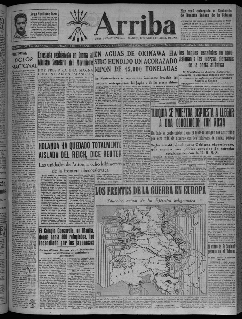 Miniatura de Arriba del 8 de abril de 1945