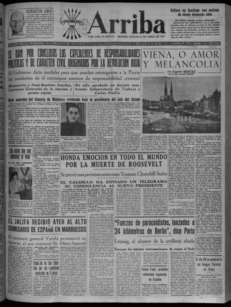 Miniatura de Arriba del 14 de abril de 1945