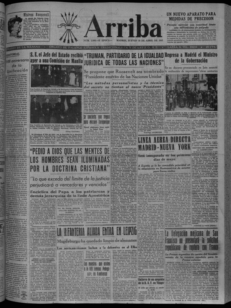 Miniatura de Arriba del 19 de abril de 1945