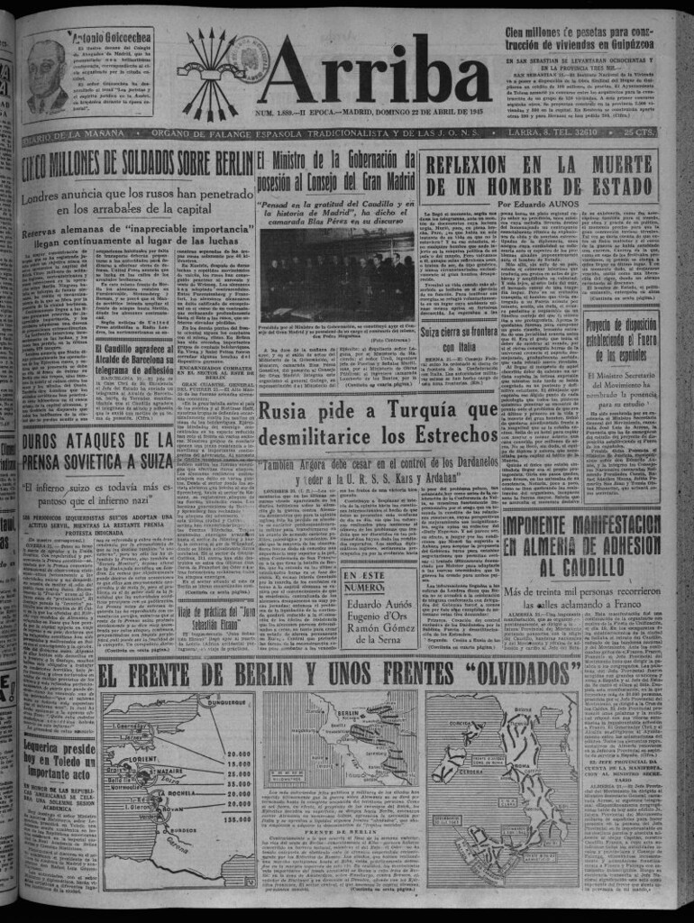 Miniatura de Arriba del 22 de abril de 1945