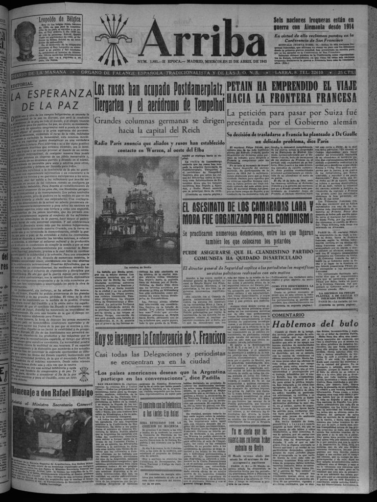 Miniatura de Arriba del 25 de abril de 1945
