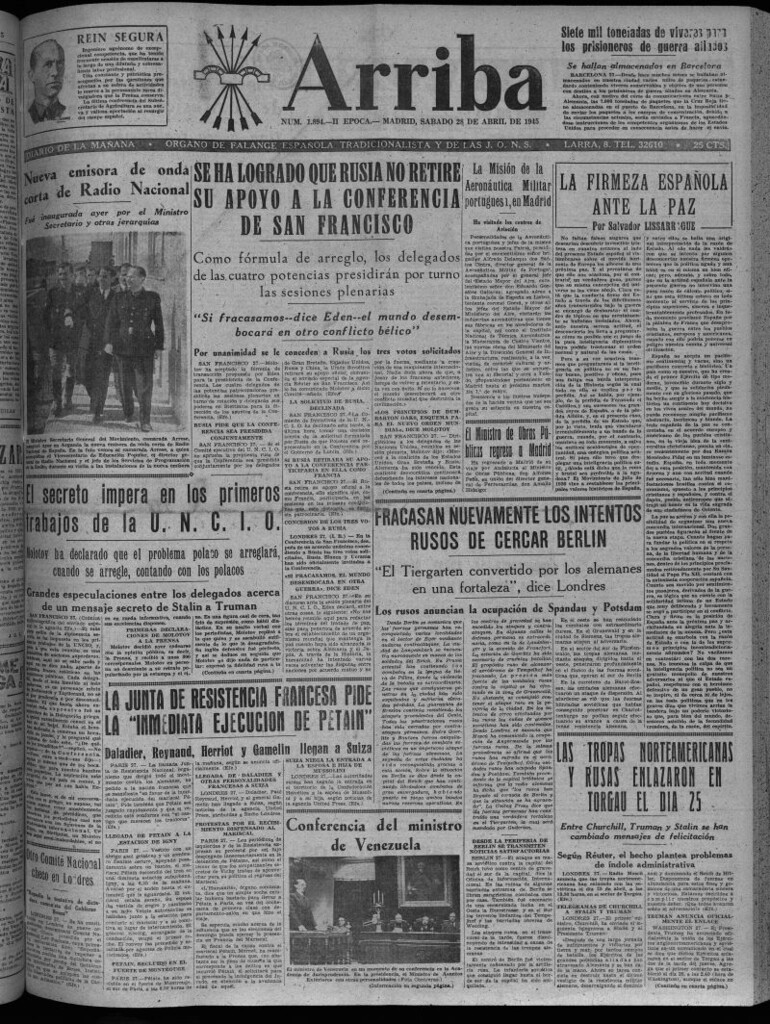 Miniatura de Arriba del 28 de abril de 1945