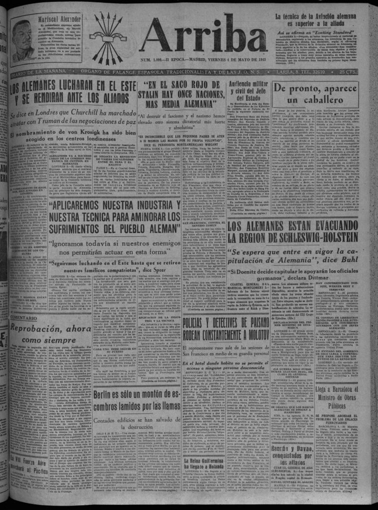 Miniatura de Arriba del 4 de mayo de 1945