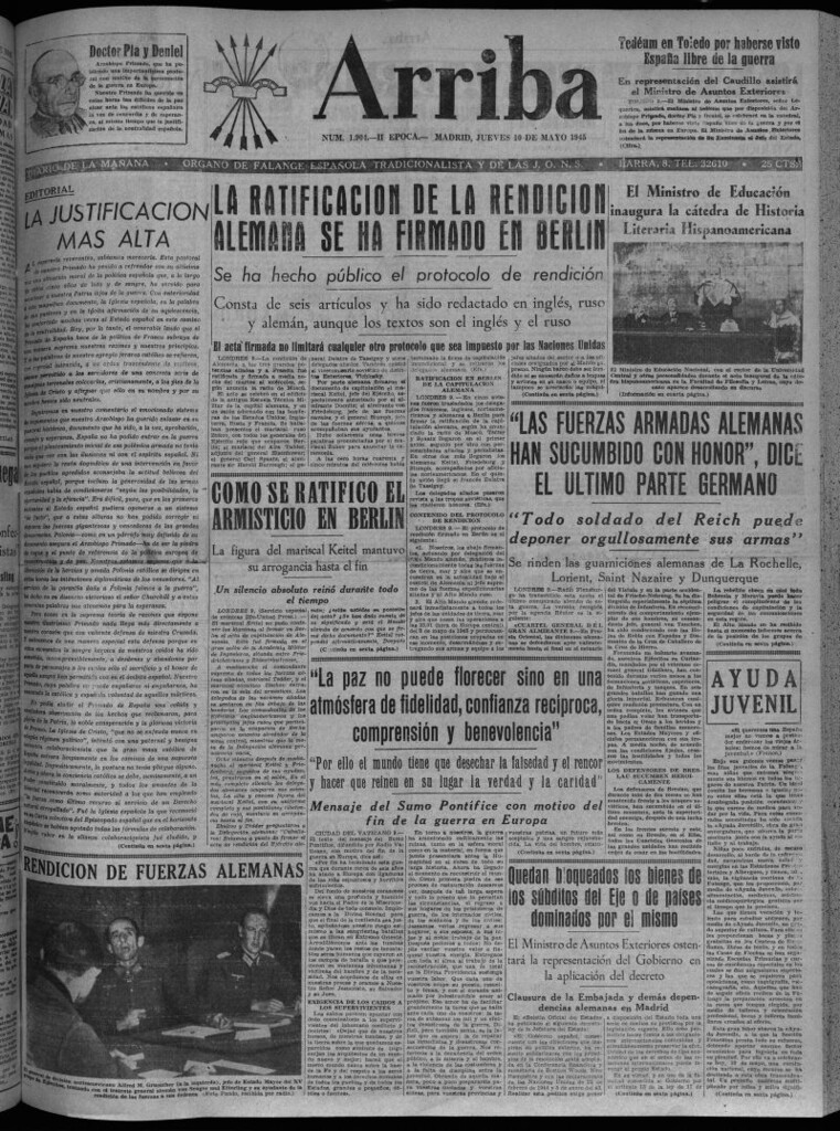Miniatura de Arriba del 10 de mayo de 1945