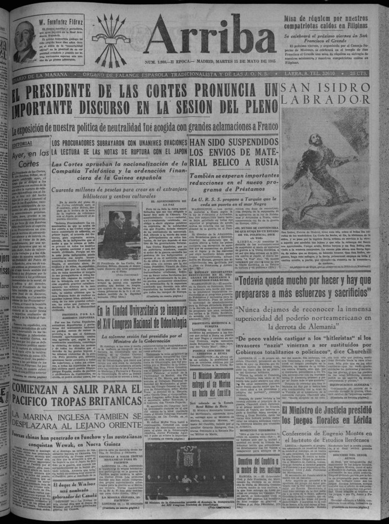 Miniatura de Arriba del 15 de mayo de 1945