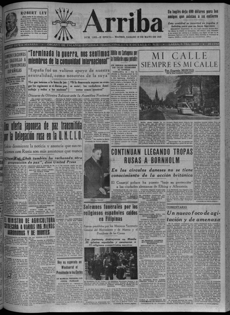 Miniatura de Arriba del 19 de mayo de 1945