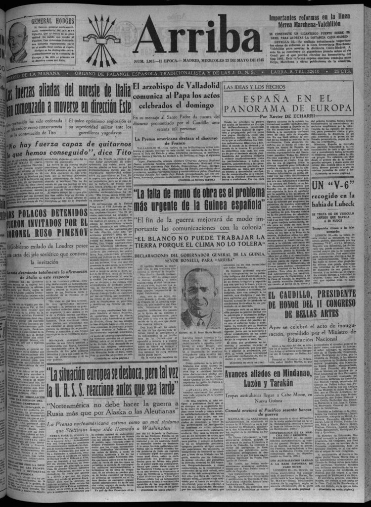 Miniatura de Arriba del 23 de mayo de 1945