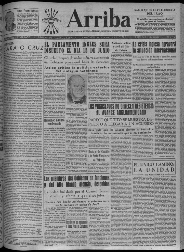 Miniatura de Arriba del 24 de mayo de 1945