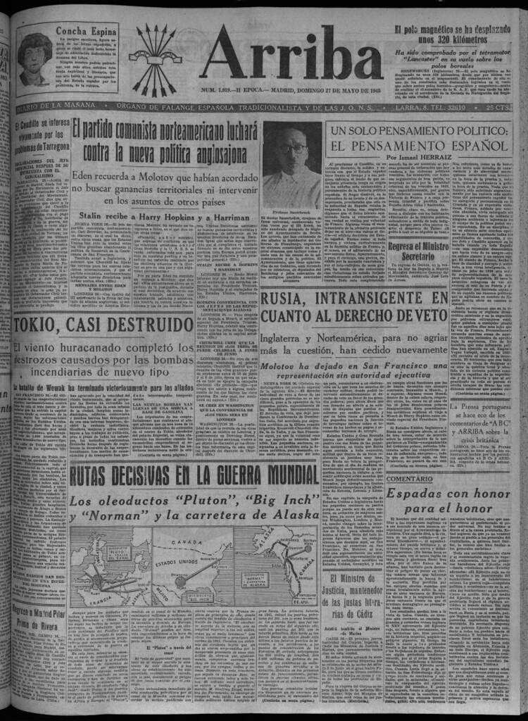 Miniatura de Arriba del 27 de mayo de 1945