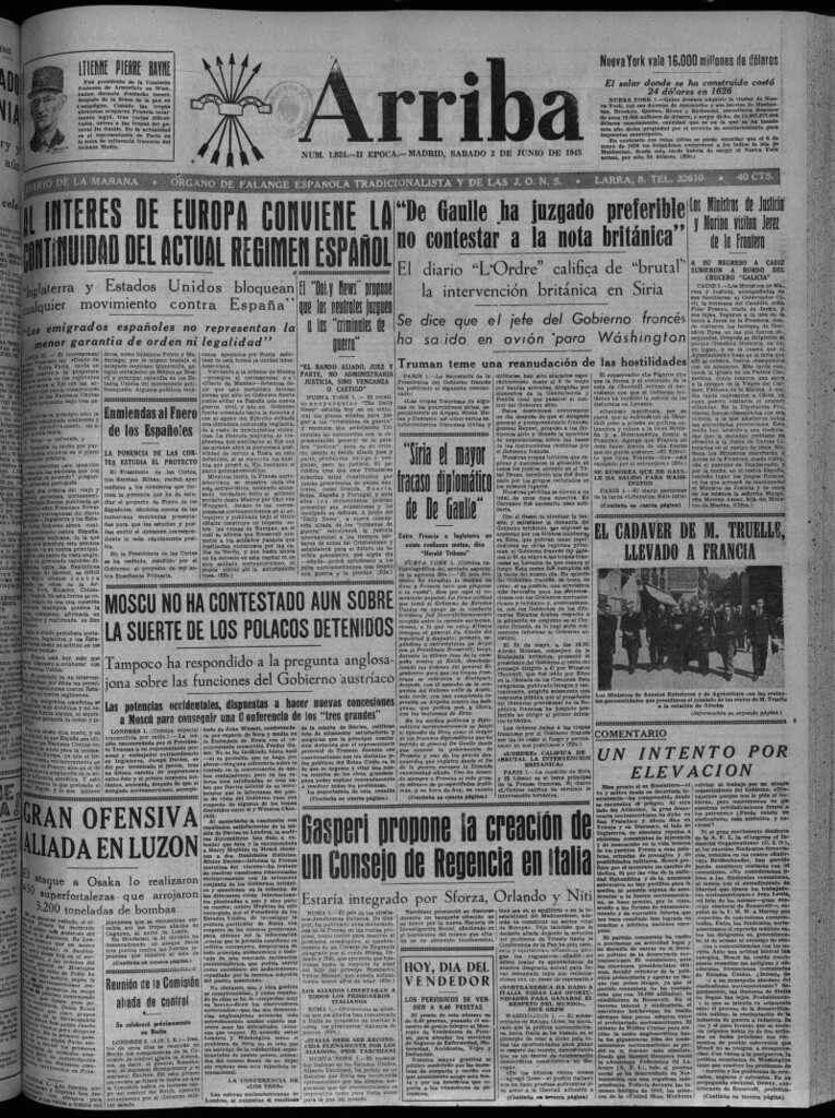 Miniatura de Arriba del 2 de junio de 1945