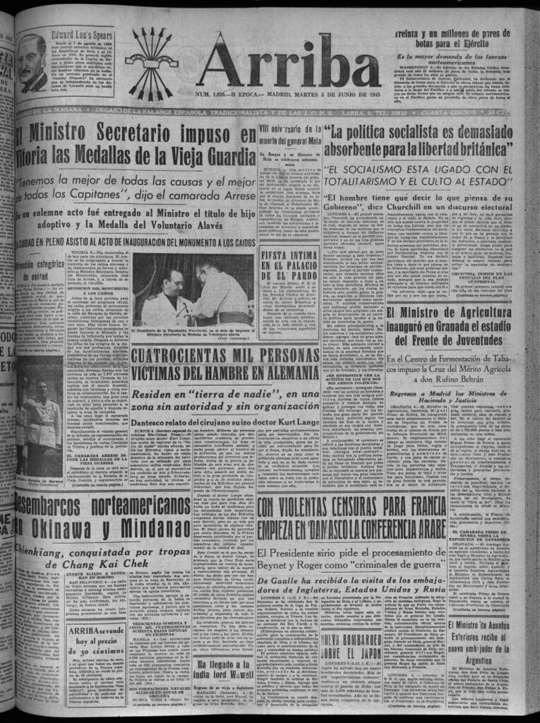Miniatura de Arriba del 5 de junio de 1945