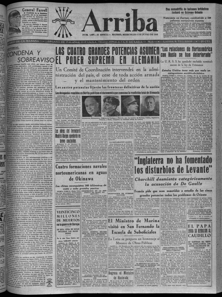 Miniatura de Arriba del 6 de junio de 1945