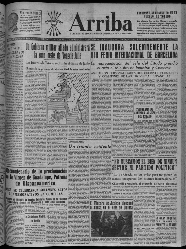Miniatura de Arriba del 10 de junio de 1945
