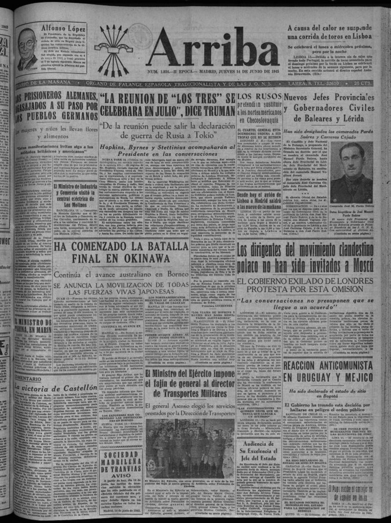 Miniatura de Arriba del 14 de junio de 1945