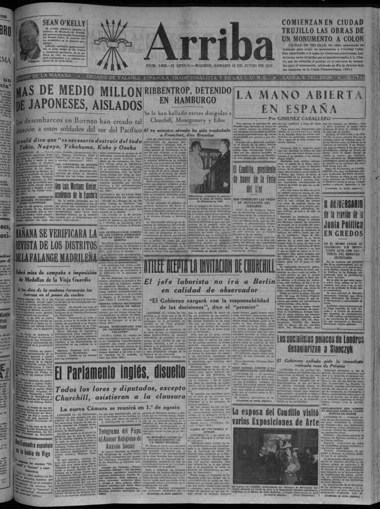 Miniatura de Arriba del 16 de junio de 1945