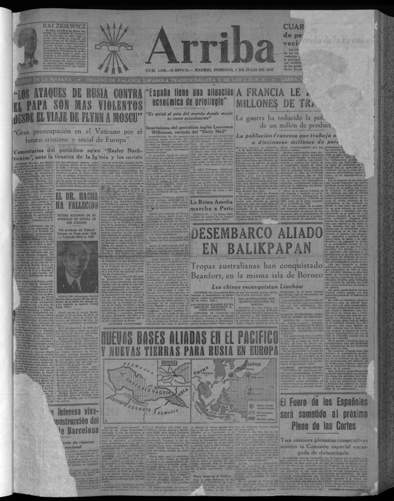 Miniatura de Arriba del 1 de julio de 1945