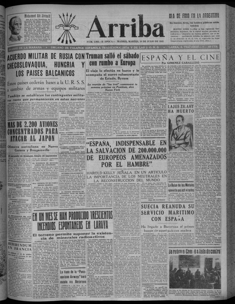 Miniatura de Arriba del 10 de julio de 1945