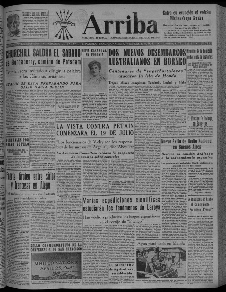 Miniatura de Arriba del 11 de julio de 1945