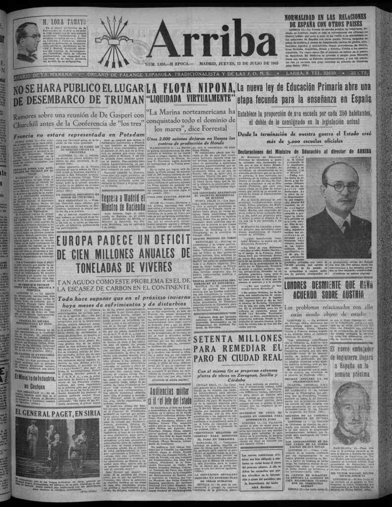 Miniatura de Arriba del 12 de julio de 1945