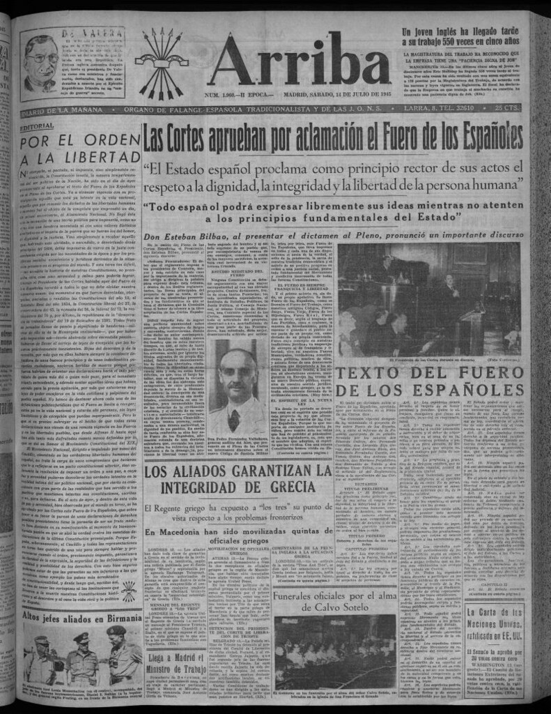 Miniatura de Arriba del 14 de julio de 1945