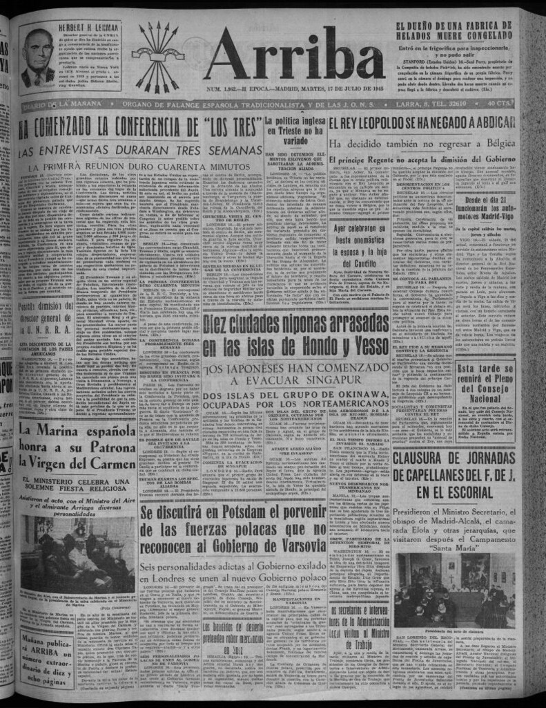 Miniatura de Arriba del 17 de julio de 1945