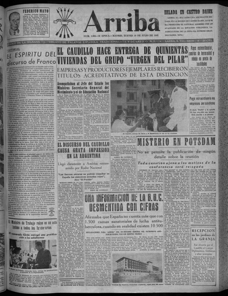 Miniatura de Arriba del 19 de julio de 1945