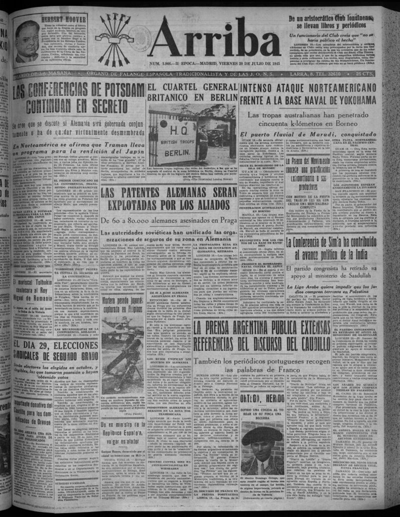 Miniatura de Arriba del 20 de julio de 1945