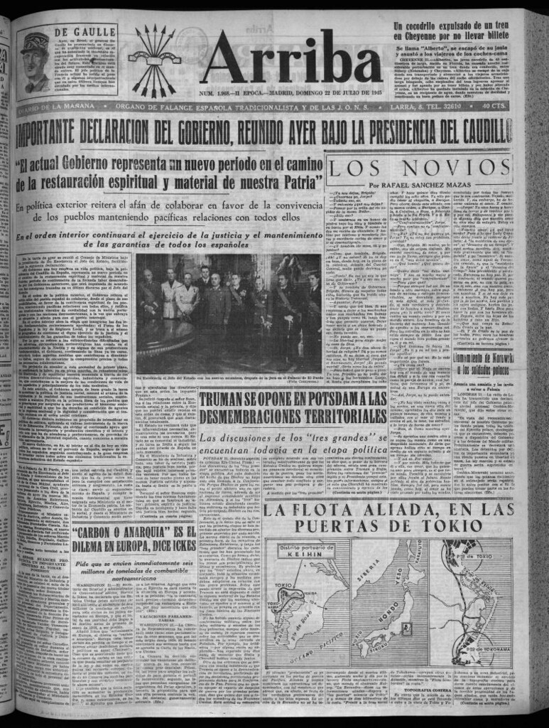 Miniatura de Arriba del 22 de julio de 1945