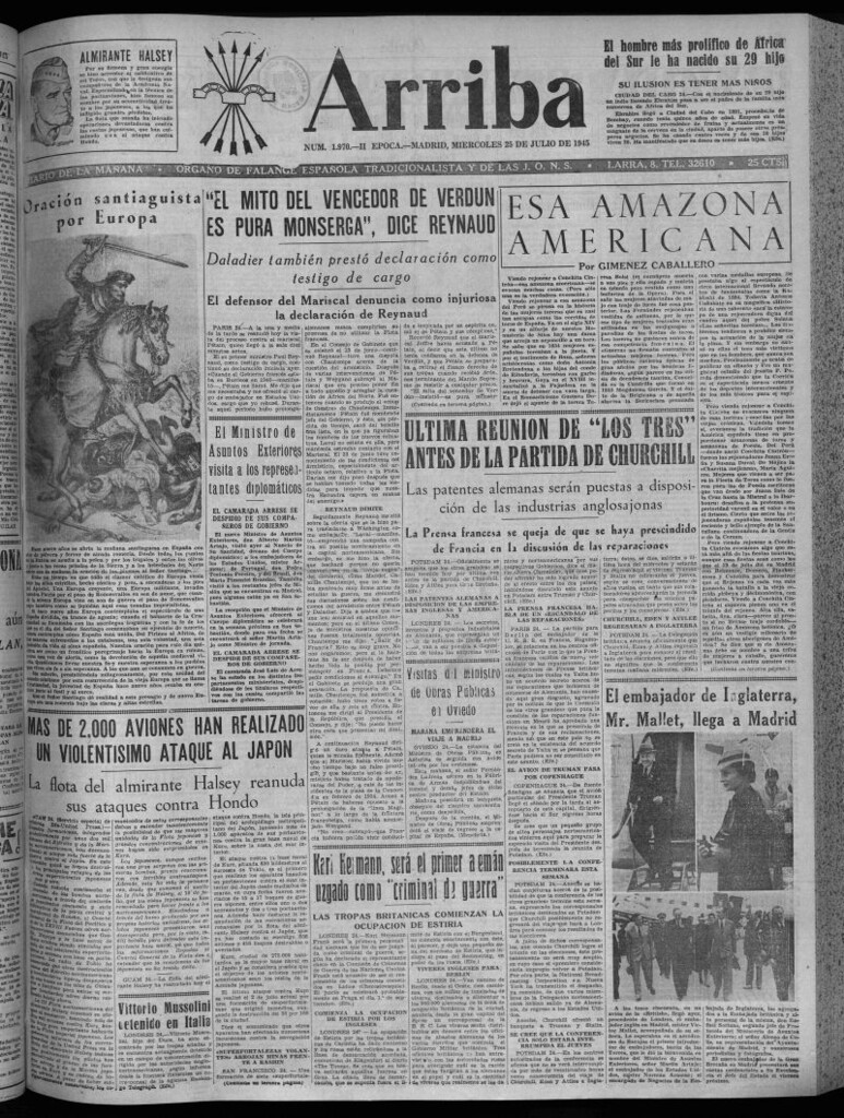 Miniatura de Arriba del 25 de julio de 1945