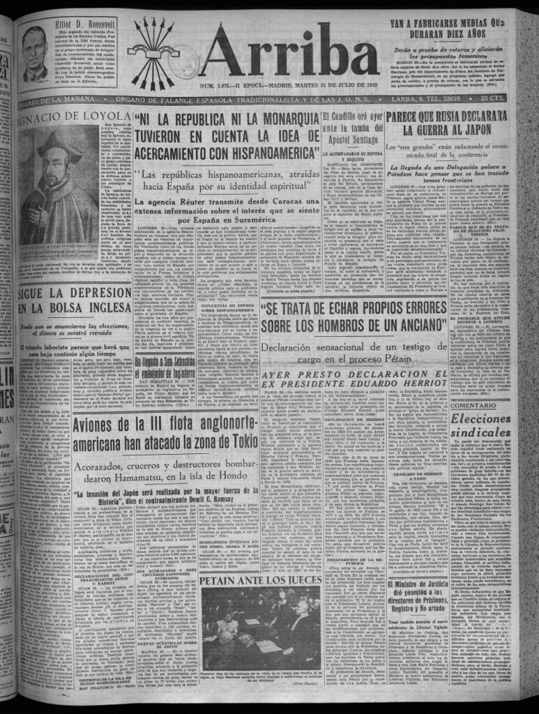 Miniatura de Arriba del 31 de julio de 1945