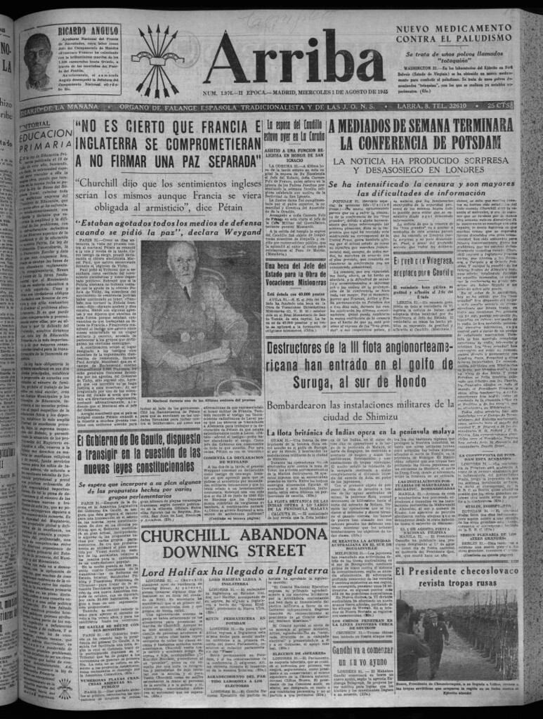 Miniatura de Arriba del 1 de agosto de 1945