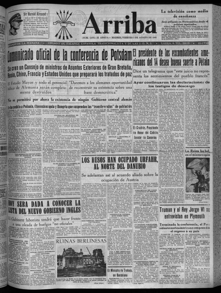 Miniatura de Arriba del 3 de agosto de 1945