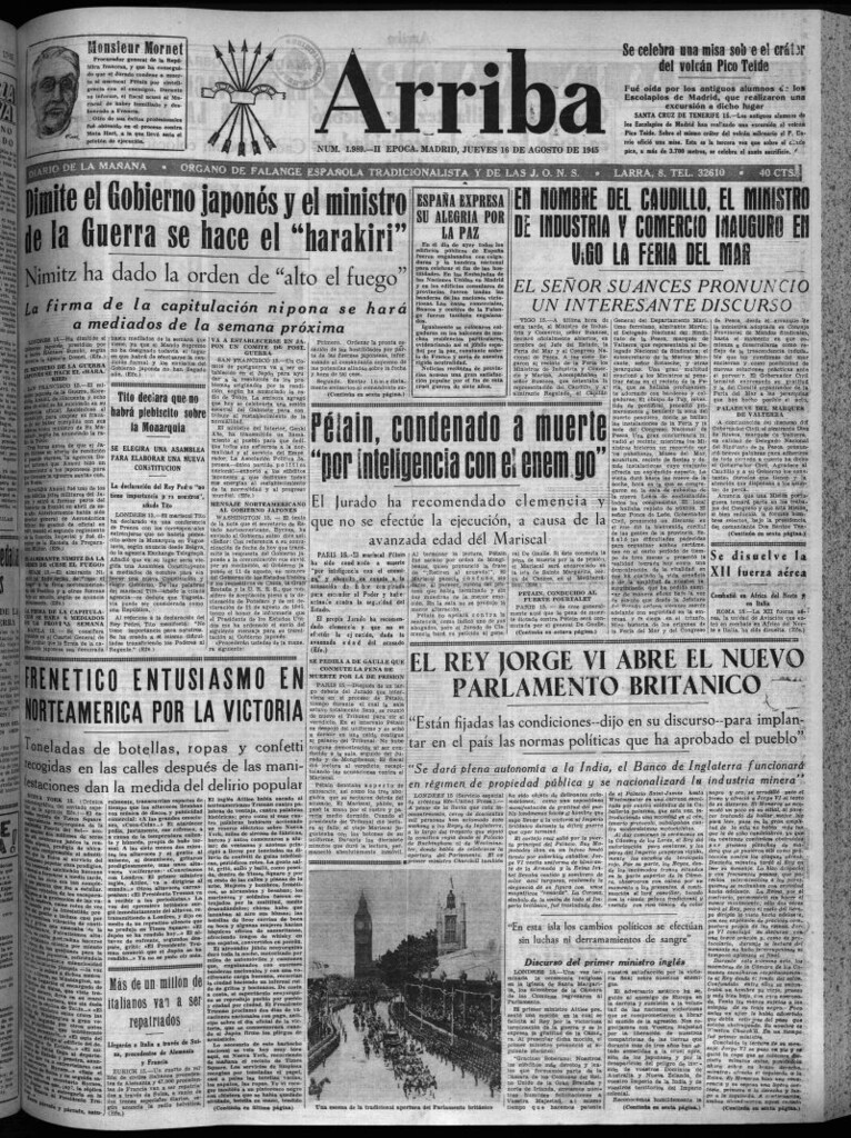 Miniatura de Arriba del 16 de agosto de 1945