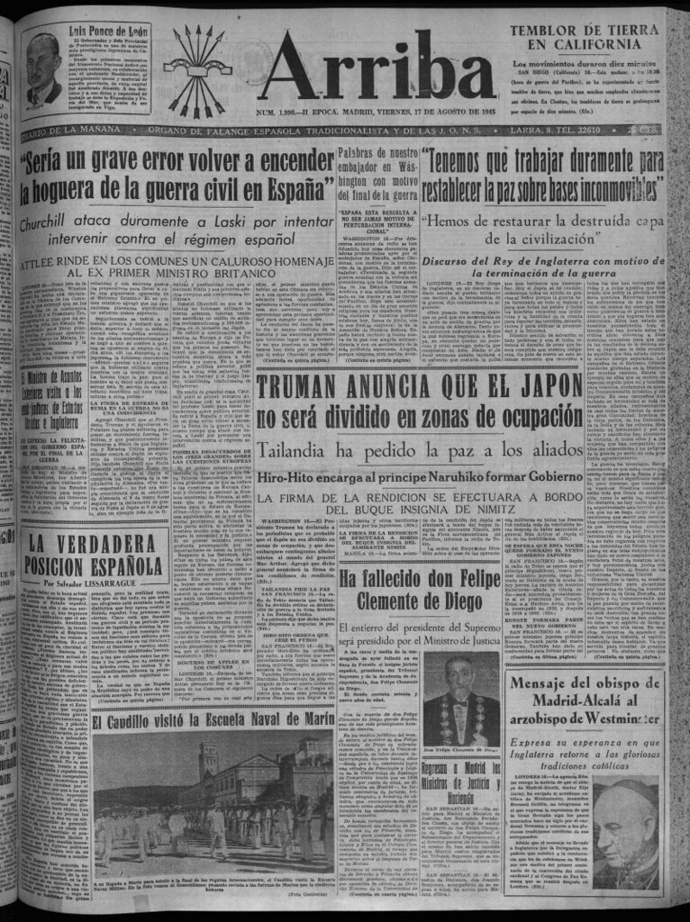 Miniatura de Arriba del 17 de agosto de 1945