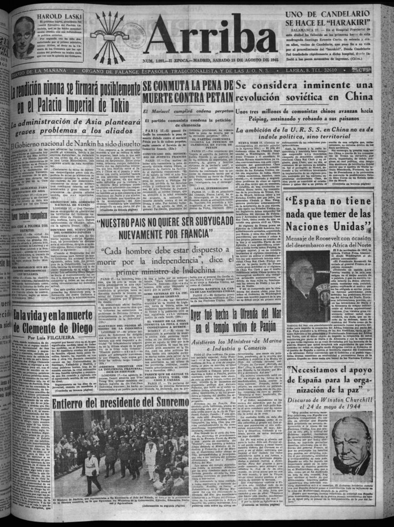 Miniatura de Arriba del 18 de agosto de 1945