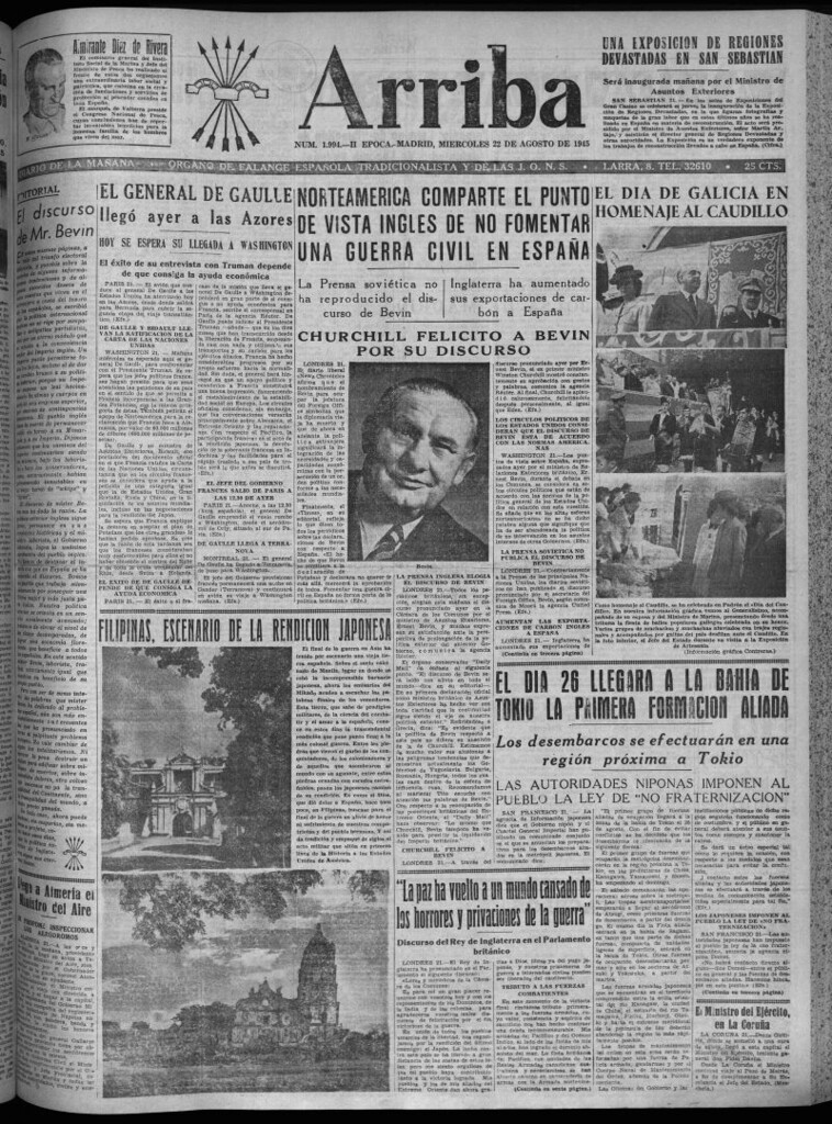 Miniatura de Arriba del 22 de agosto de 1945