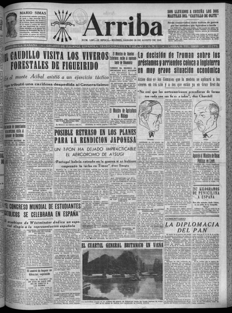 Miniatura de Arriba del 25 de agosto de 1945