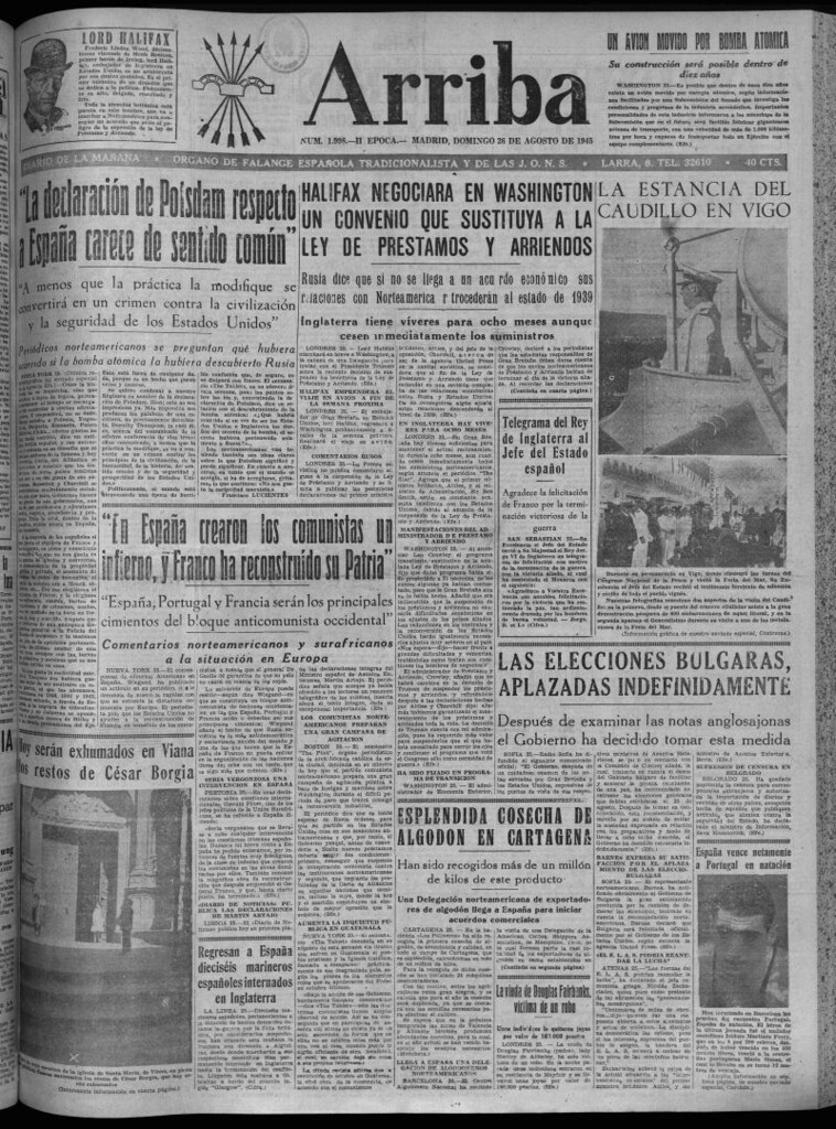 Miniatura de Arriba del 26 de agosto de 1945