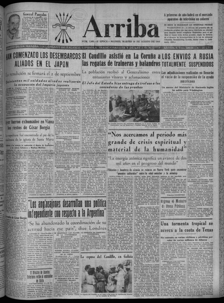 Miniatura de Arriba del 28 de agosto de 1945