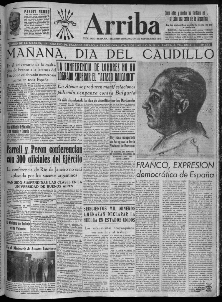 Miniatura de Arriba del 30 de septiembre de 1945