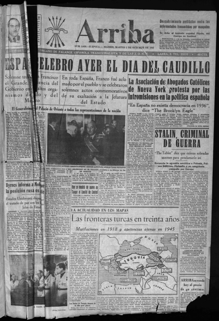 Miniatura de Arriba del 2 de octubre de 1945