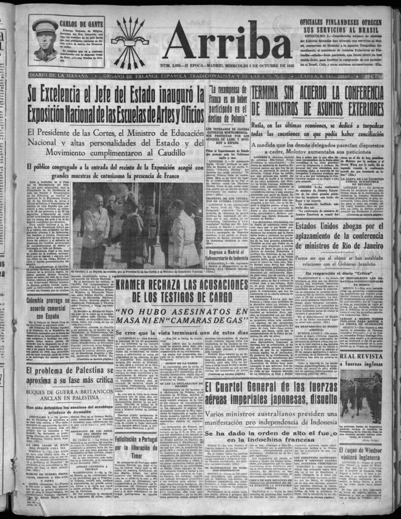 Miniatura de Arriba del 3 de octubre de 1945