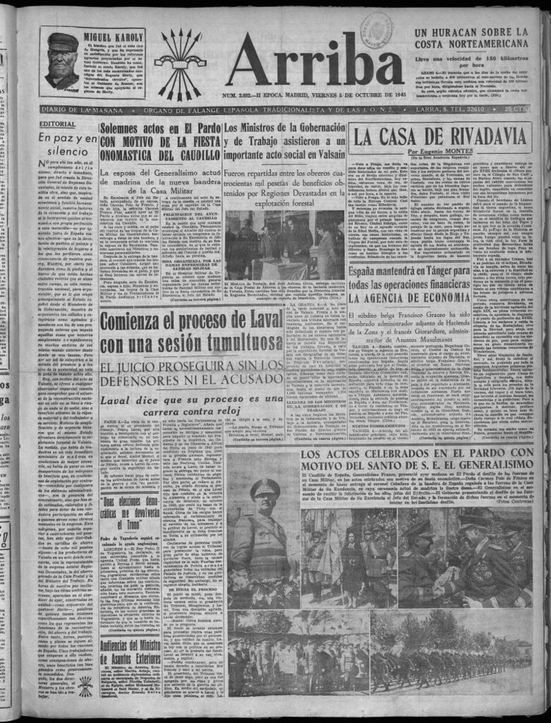 Miniatura de Arriba del 5 de octubre de 1945